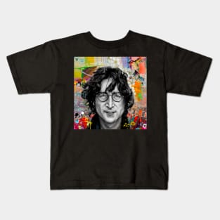 John Lennon pop art Kids T-Shirt